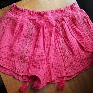 Coral summer shorts American Eagle
